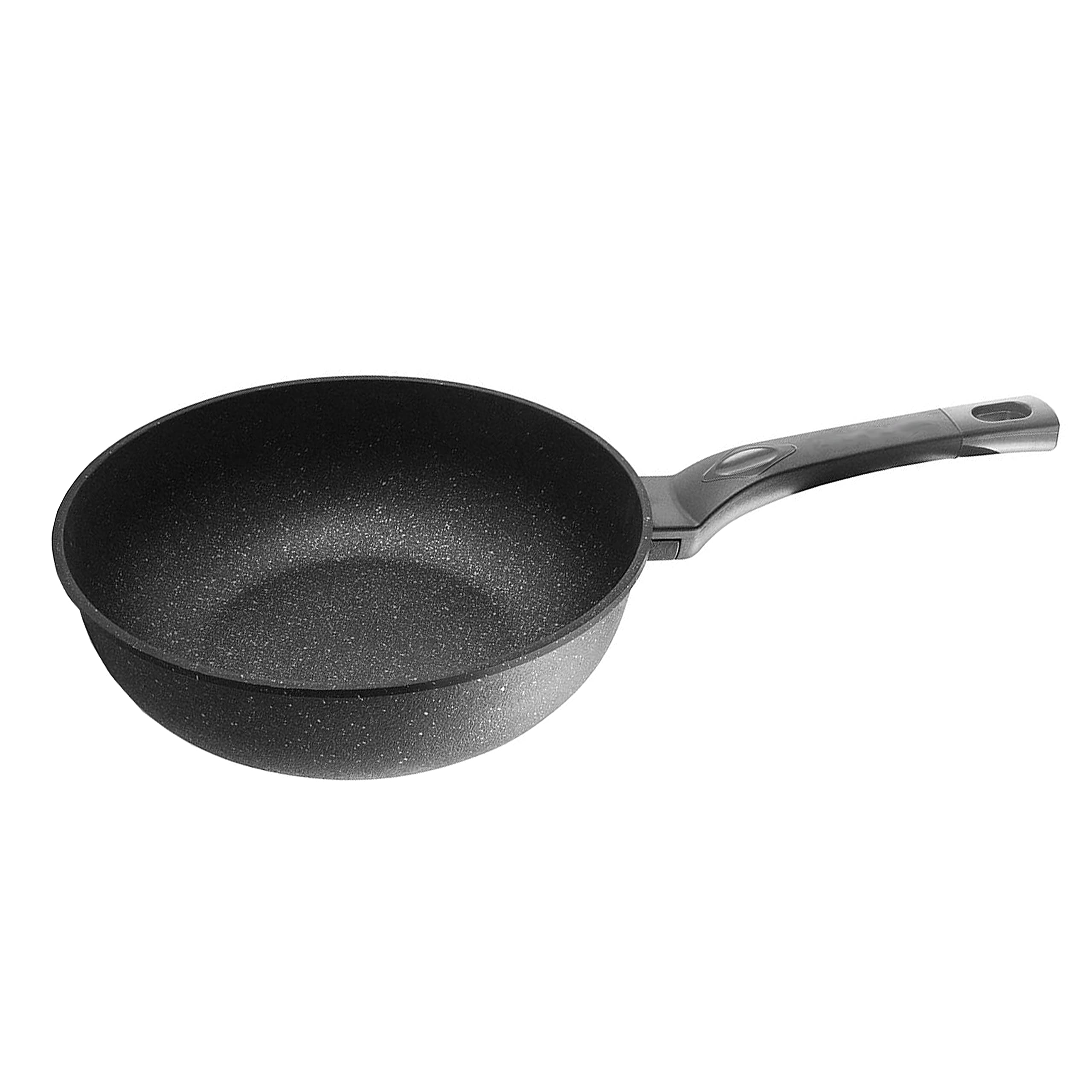 Tayama SBDS28 11-Inch Non-Stick Wok Pan - 28cm Carbon Steel Stir Fry Pan for Asian Cooking - Perfect for Sautéing, Deep Frying & Stir-Frying at Home