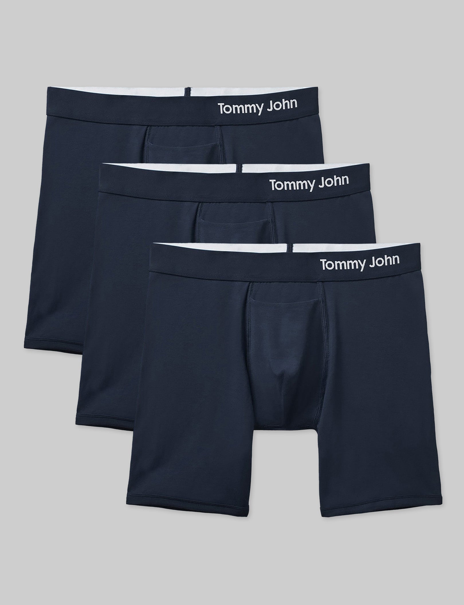 Breathable Cotton Mid-Length Boxer Briefs (3-Pack) - Soft Men's Underwear for All-Day Comfort | Perfect for Workout, Travel & Daily Wear