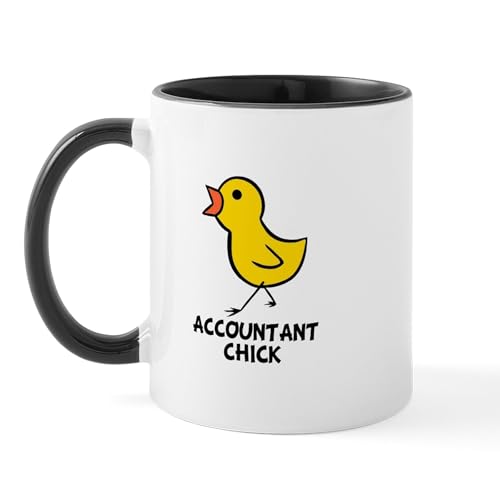 White/Black Inside - Accountant Chick Mug