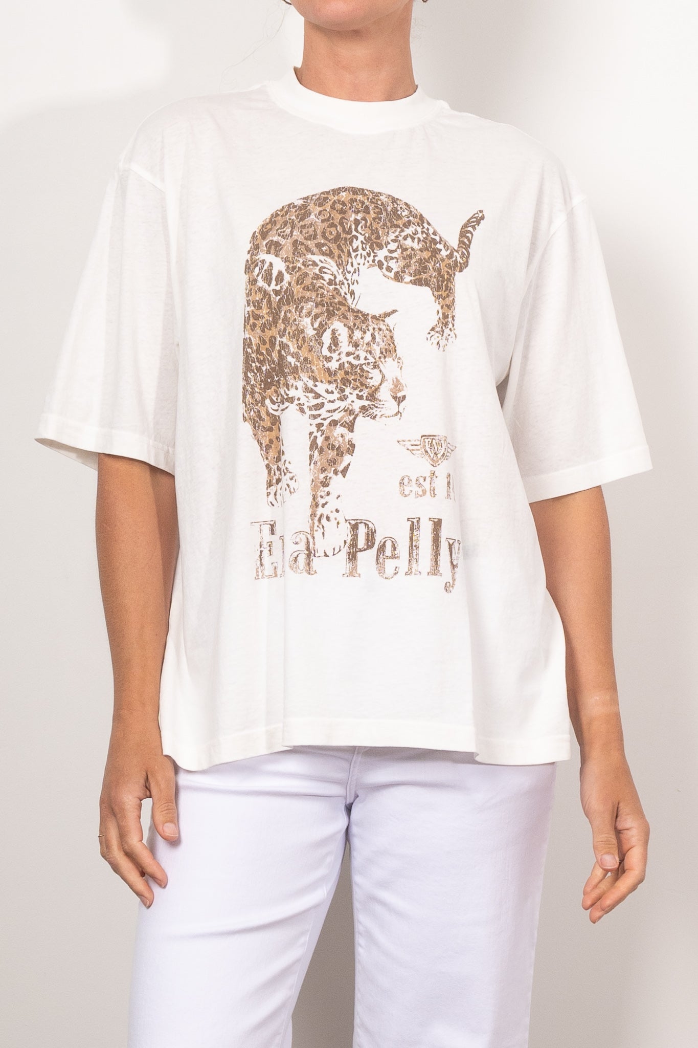 Ena Pelly Jaguar Print T-Shirt for Men & Women - Stylish Animal Graphic Tee for Casual Wear, Street Fashion, and Everyday Outfits