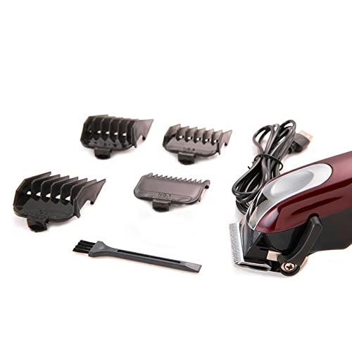 Professional Cordless Hair Clippers for Men - Electric Hair Trimmer & Beard Clipper Kit with Adjustable Guards - Barber-Grade Cutting Machine for Home & Salon Use - Perfect for DIY Haircuts, Beard Trimming & Grooming