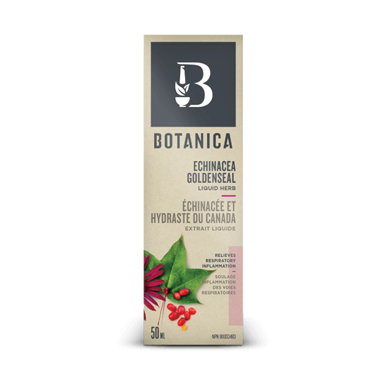 Botanica Echinacea Goldenseal Compound 50ml - Herbal Immune Support Supplement for Cold & Flu Relief - Boost Wellness at Home or Work