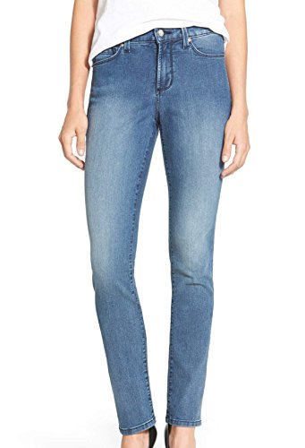 NYDJ Women's Samantha Slim Fit Stretch Denim Jeans in Karval Wash - Size 2 | Comfortable & Flattering Bootcut Style for Work, Casual Wear & Night Out