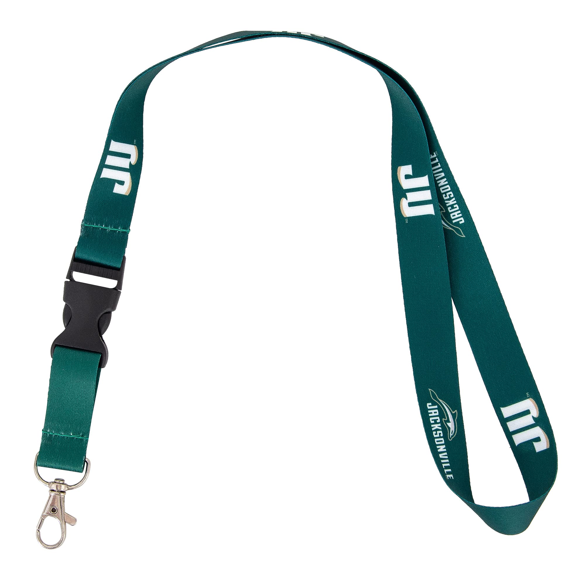 Desert Cactus Jacksonville University Lanyard - JU Dolphins ID Badge Holder with Detachable Breakaway Snap Buckle for Keys & Car Keys (Green) - Perfect for Campus Life, Office Security & Event Accessories