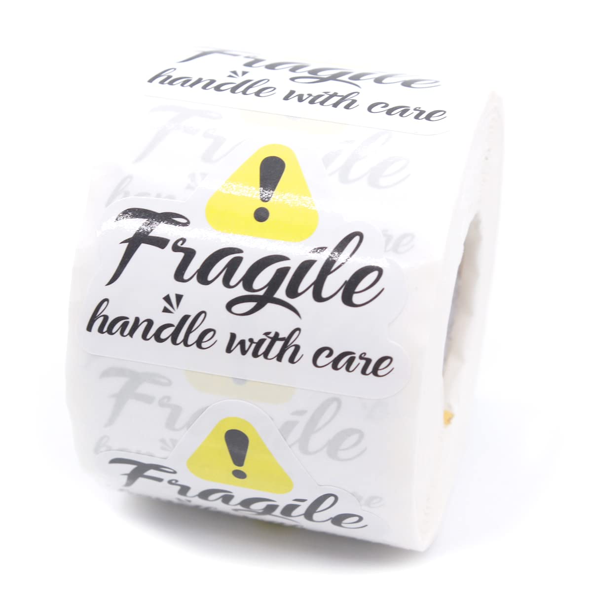500 PCS Fragile Stickers for Shipping - Funny Handle with Care Labels for Packing Boxes, Mail Envelopes & Small Business Use - Perfect for Delicate Items & Safe Delivery
