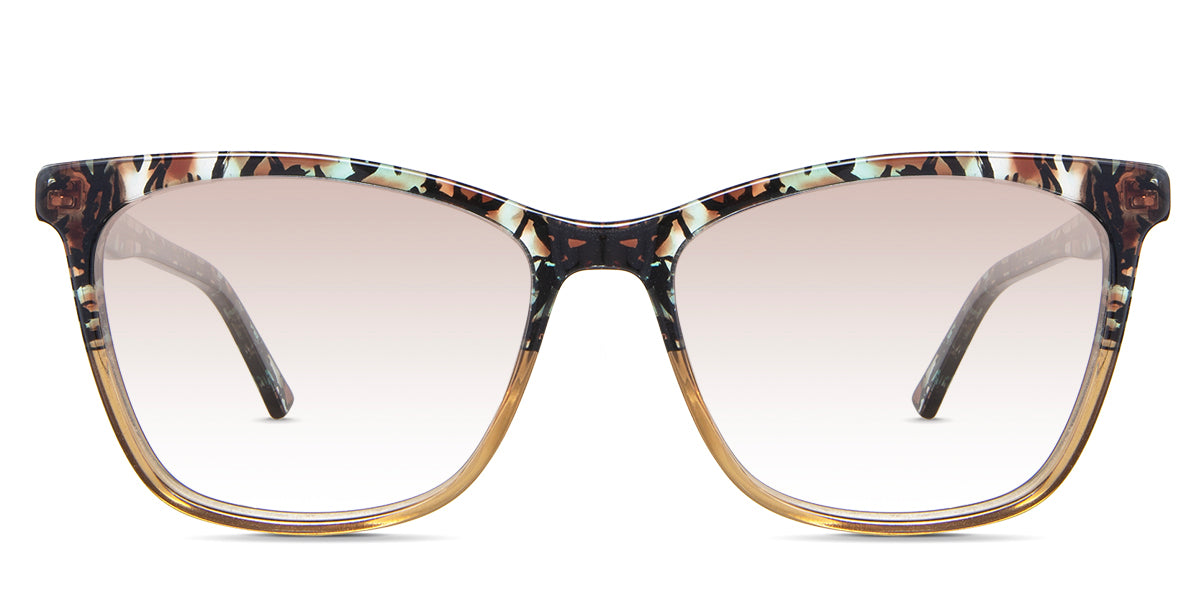 Paisley Print Women's Prescription Tinted Glasses - Stylish & UV Protection for Outdoor Activities, Driving, and Fashion Accessories