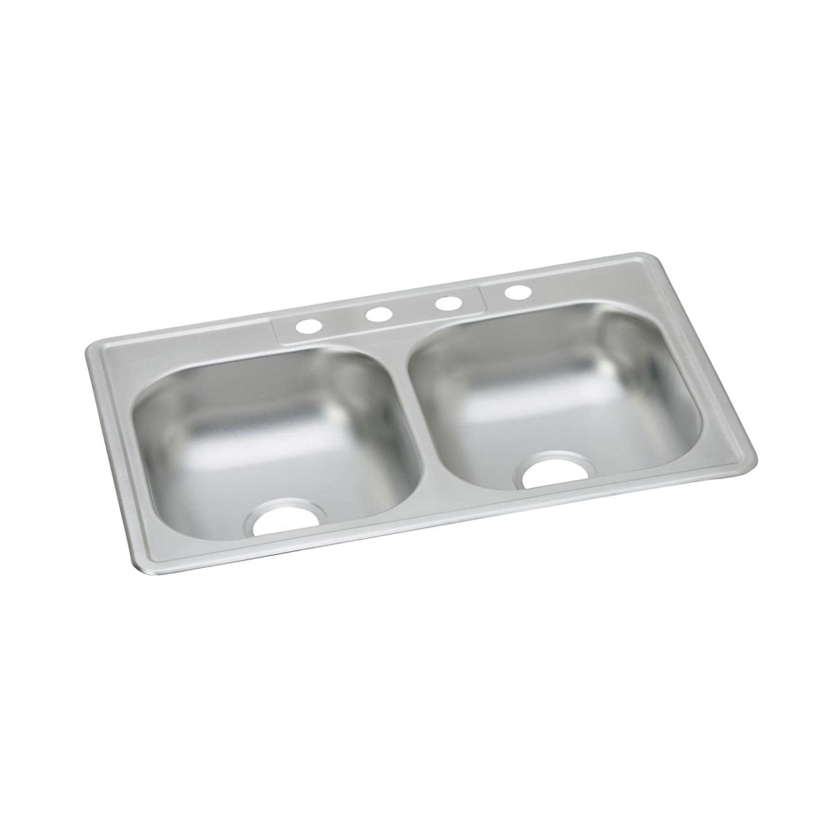 Elkay K233223 Kingsford Stainless Steel Kitchen Sink with Satin Finish - Perfect for Modern Home Kitchens, Restaurants & Commercial Use