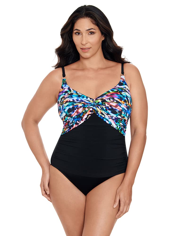 Longitude Women's One Piece Swimsuit - Soft Cup Tank Lingerie Style Beachwear for Swimming, Sunbathing & Vacation | Plus Size Bathing Suit for Pool, Beach & Resort