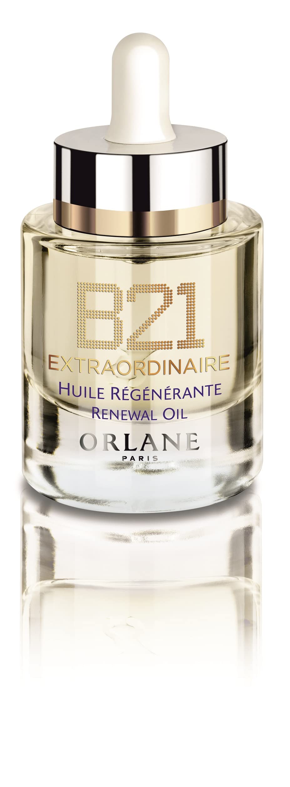 ORLANE PARIS B21 Extraordinaire Renewal Face Oil - Anti-Aging, Nourishing & Restorative Facial Oil for Dry & Damaged Skin - 30ml - Perfect for Nighttime Skincare Routine & Hydration Boost
