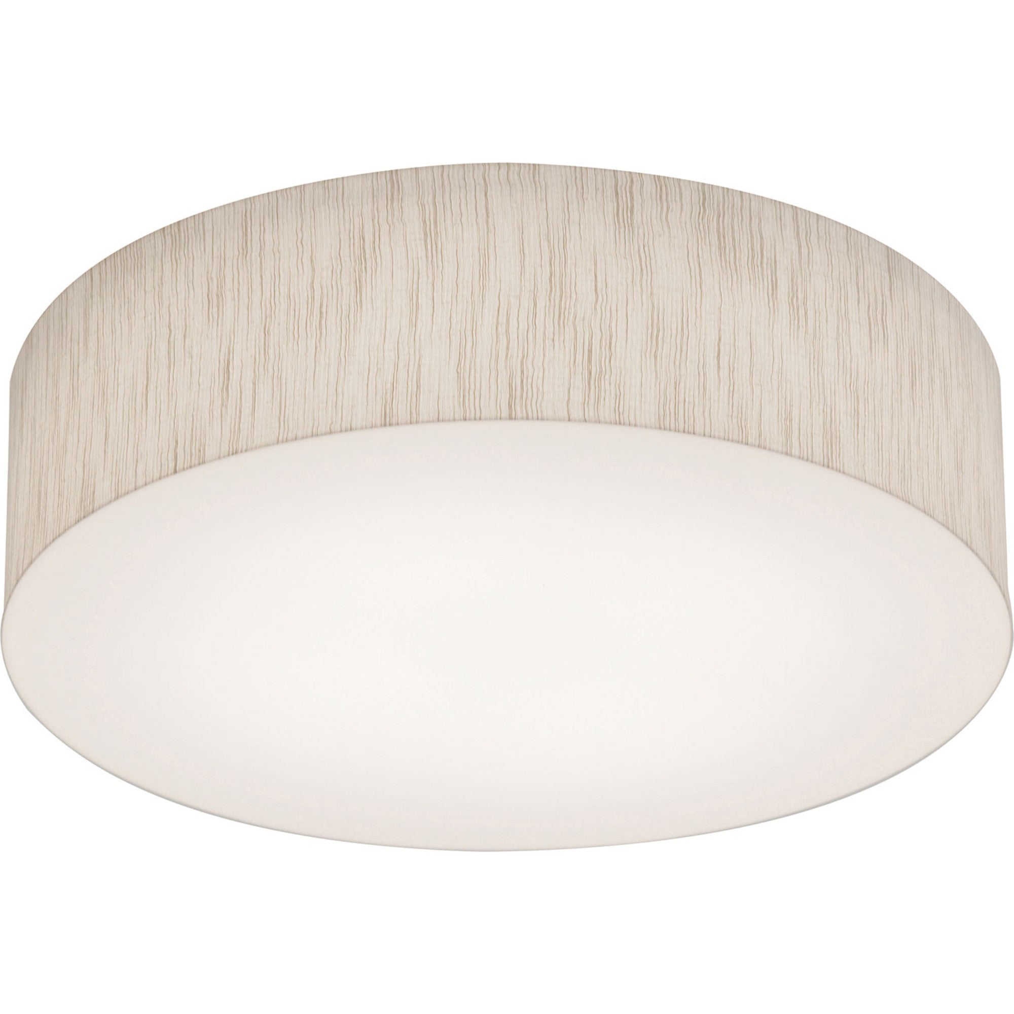 Anton 19 LED Flush Mount Ceiling Light - Natural Jute Finish - Energy Efficient Modern Lighting for Bedroom, Kitchen, Hallway & Living Room