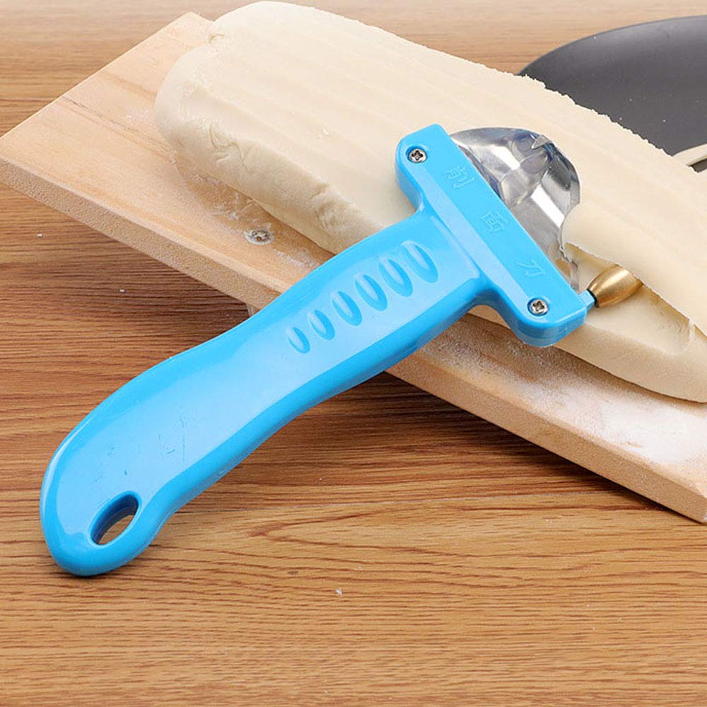 Stainless Steel Pasta Maker Machine - Manual Noodle Roller & Cutter with Ergonomic Plastic Handle for Homemade Italian Pasta, Dumplings & Asian Noodles | Perfect for Italian Cuisine, Chinese Cooking & Home Kitchen Use