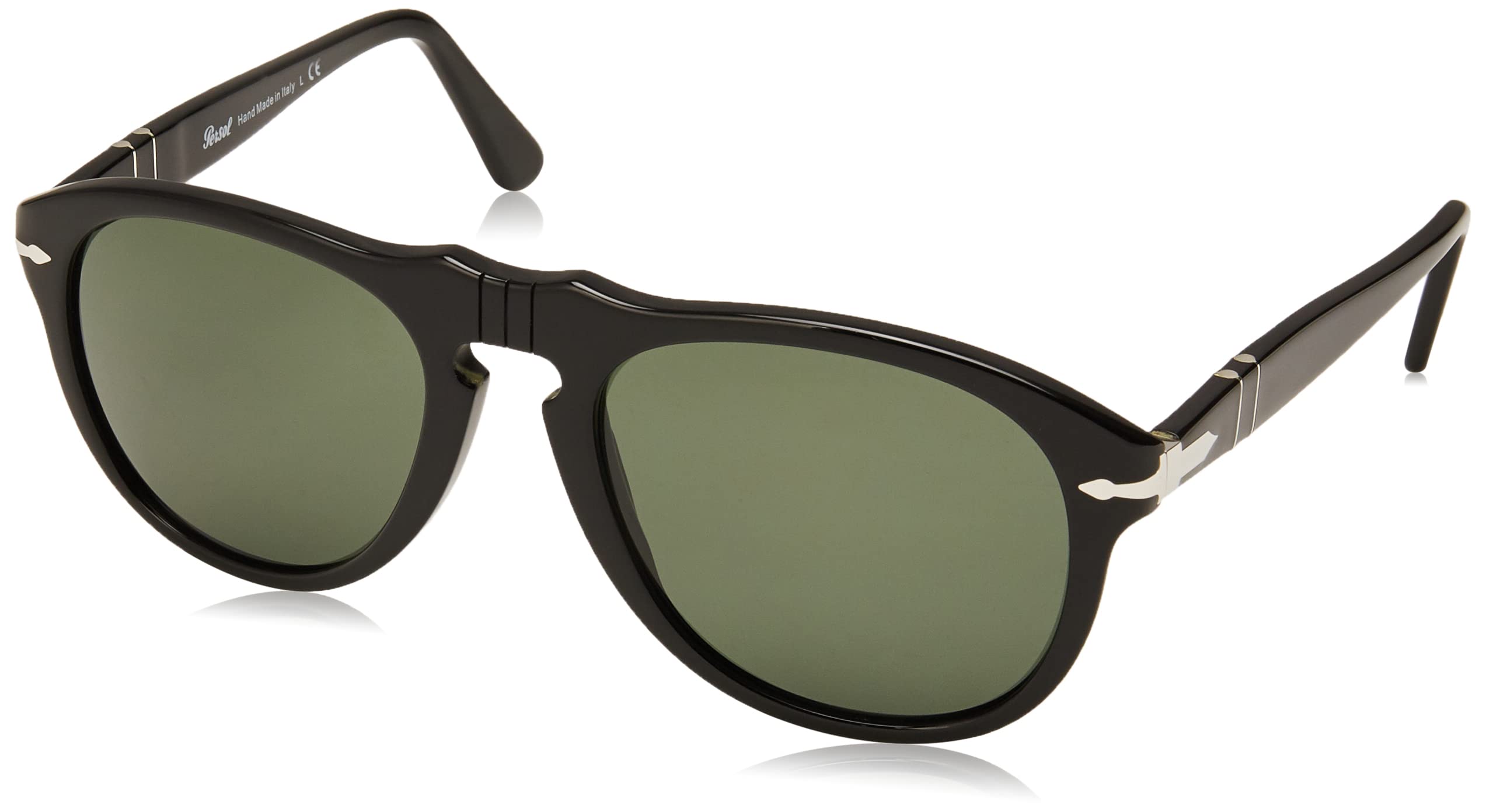 Persol PO0649 Aviator Sunglasses for Men & Women - Polarized UV Protection Pilot Style - Perfect for Driving, Travel & Outdoor Activities