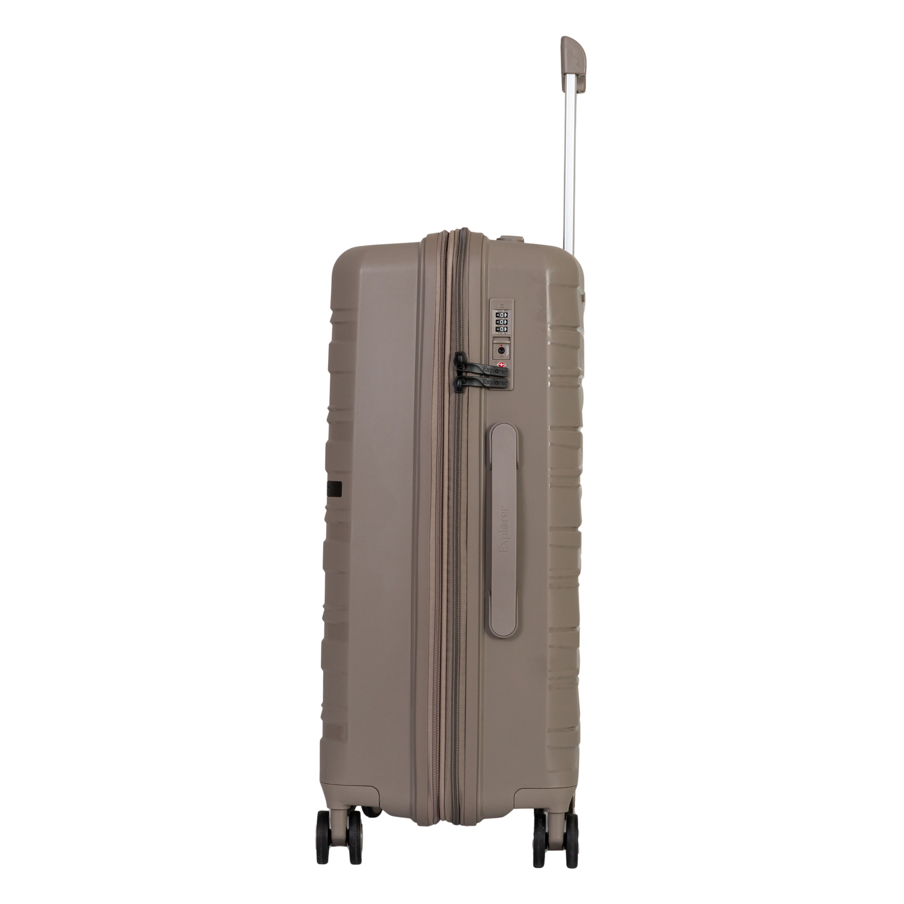 Explorer Breeze Anti-Theft Expandable Medium Luggage - Lightweight Carry-On Suitcase with TSA Lock for Travel & Business Trips