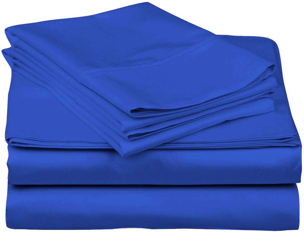 800 Thread Count 100% Egyptian Cotton Sheets Set - Luxury Hotel Quality Bedding with Pillowcases (4pc, Twin XL) | Ultra Soft & Breathable | Fits Mattress up to 10