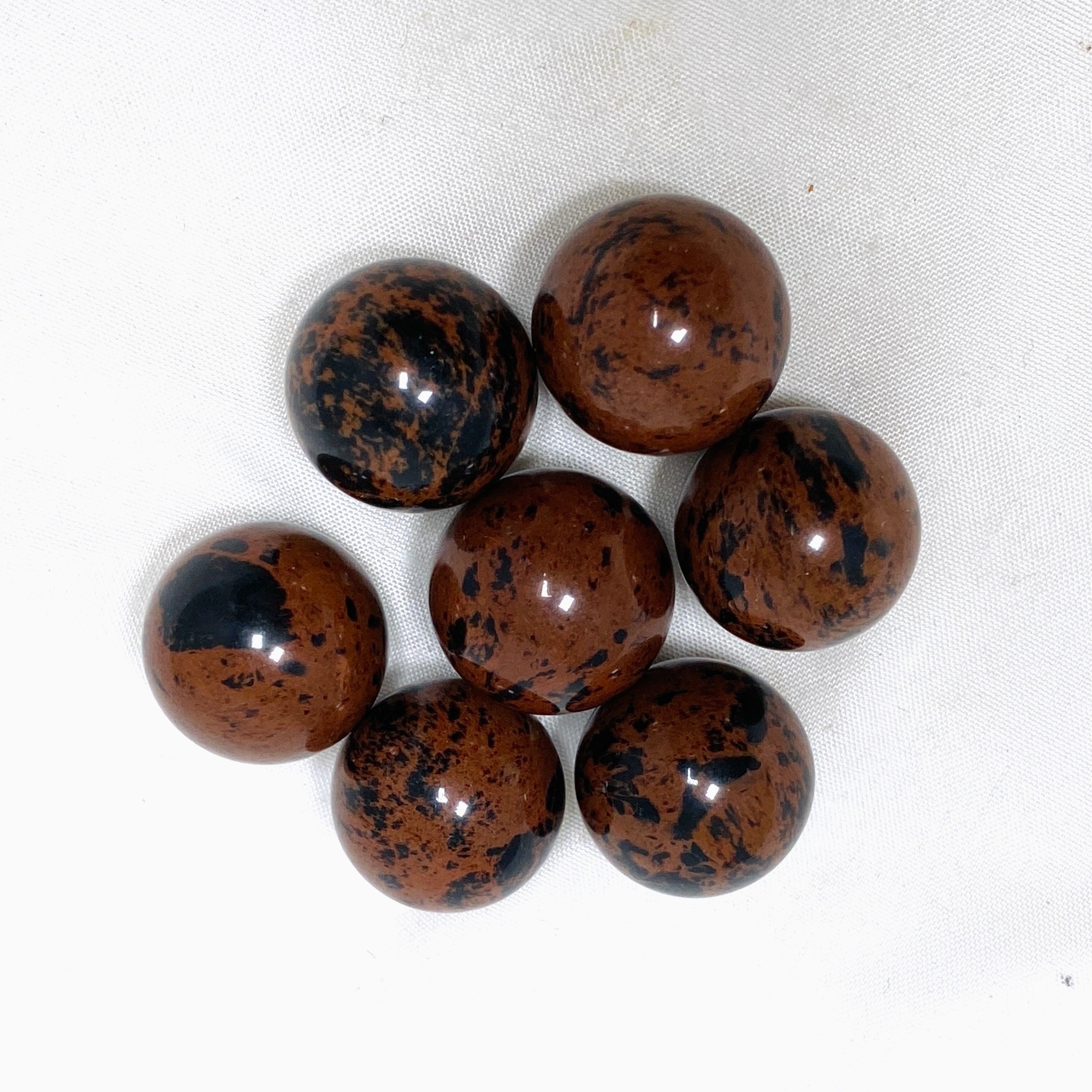 20mm-30mm Mini Spheres Assorted Gemstone Beads for Jewelry Making, DIY Crafts, and Home Decor - Natural Healing Stones for Meditation & Gifts