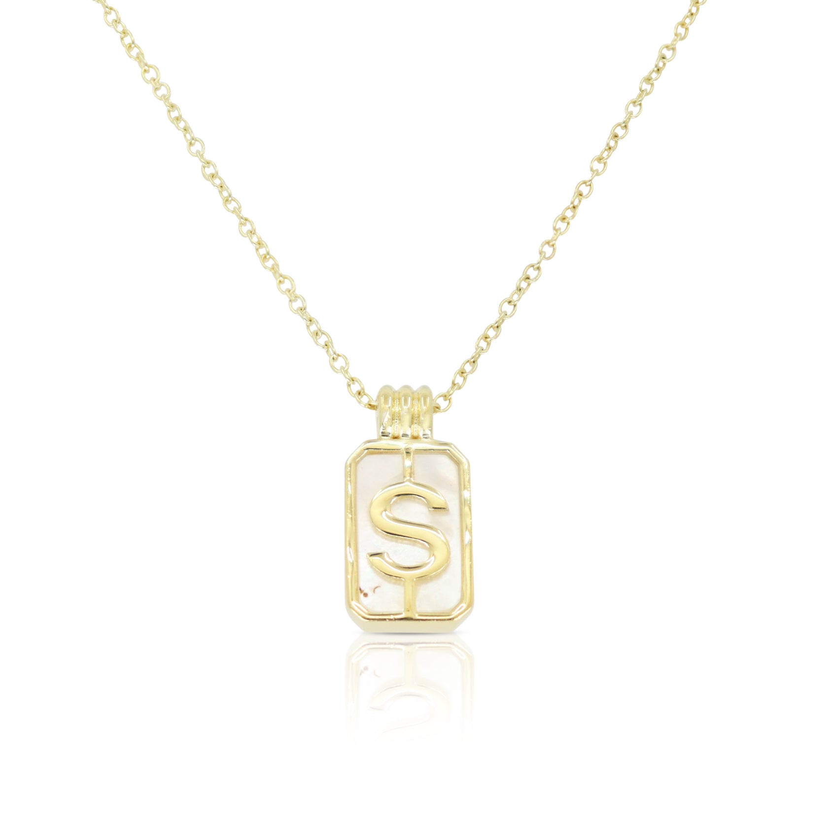A to Z Gold Initial Necklace for Women - Personalized Alphabet Letter Pendant Jewelry - Perfect Gift for Birthday, Anniversary & Valentine's Day
