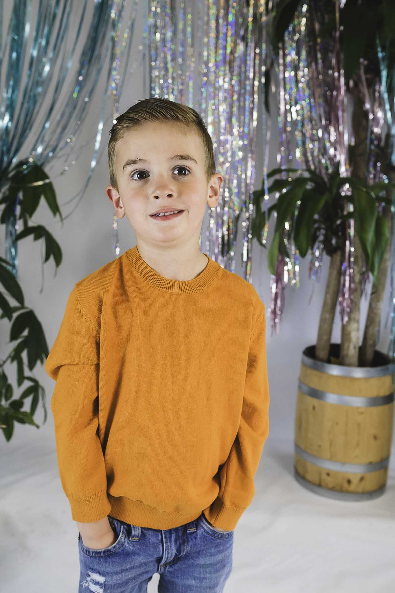 Soft Cotton Carrot Jumper for Toddler Boys - Cozy & Cute Pullover Sweater for Playtime & Outdoor Adventures