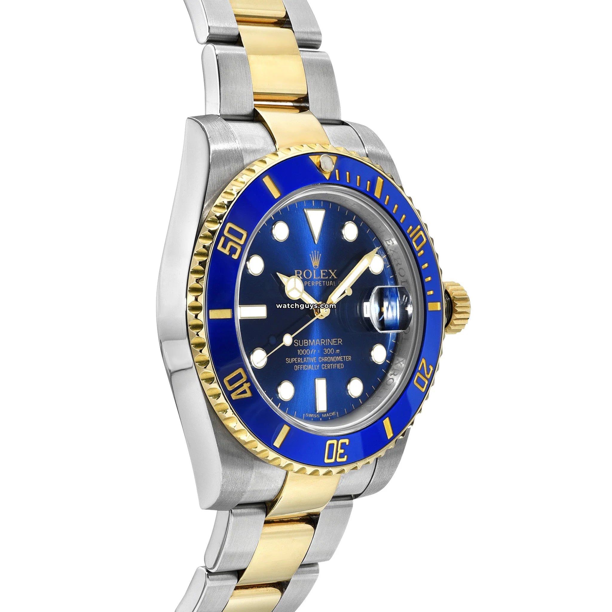Rolex Submariner 116613LB Men's Luxury Dive Watch - Blue & Gold Stainless Steel - Professional Waterproof Wristwatch for Diving, Swimming & Formal Occasions