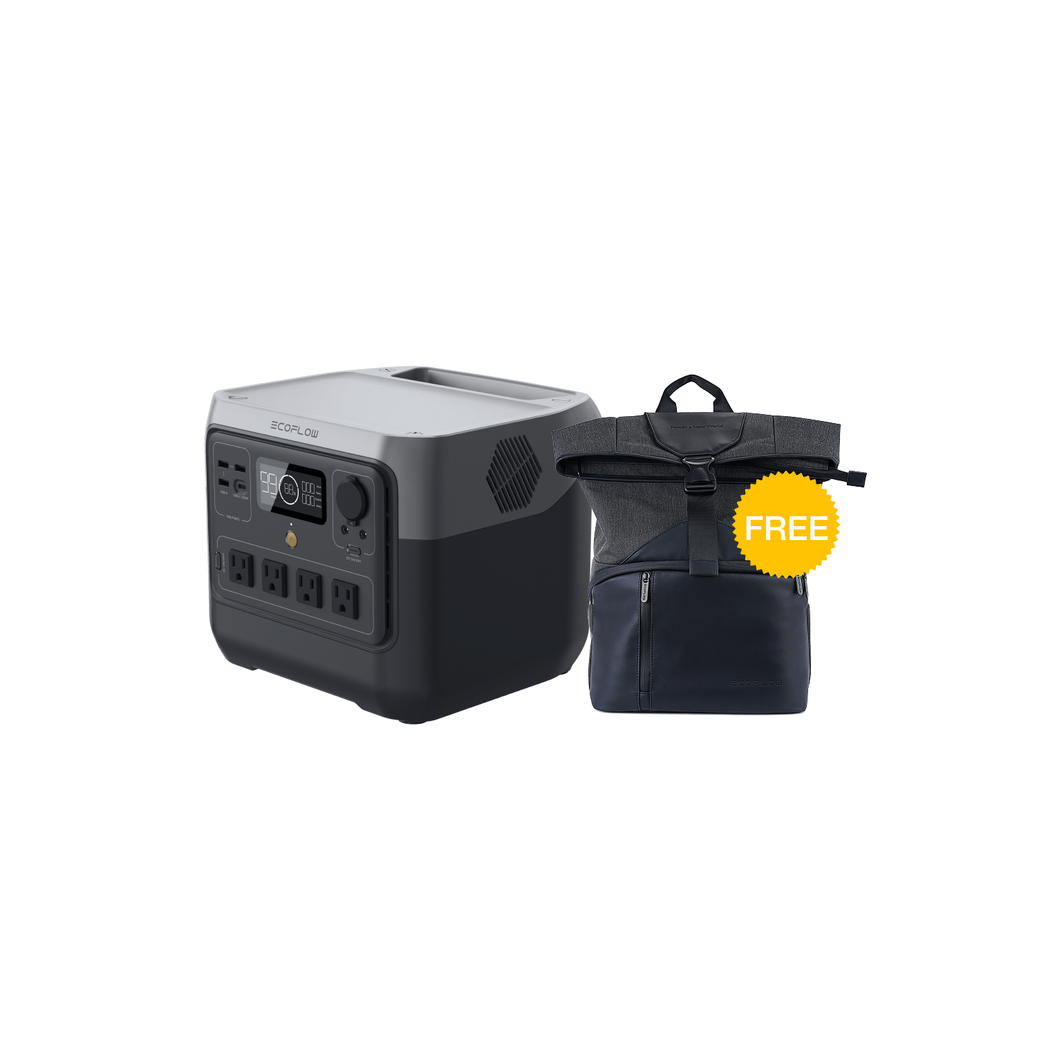 EcoFlow RIVER 2 Pro Portable Power Station 288Wh | 800W Solar Generator for Camping, RV, Emergencies & Outdoor Adventures | Fast Charging, Lightweight & Quiet Backup Battery
