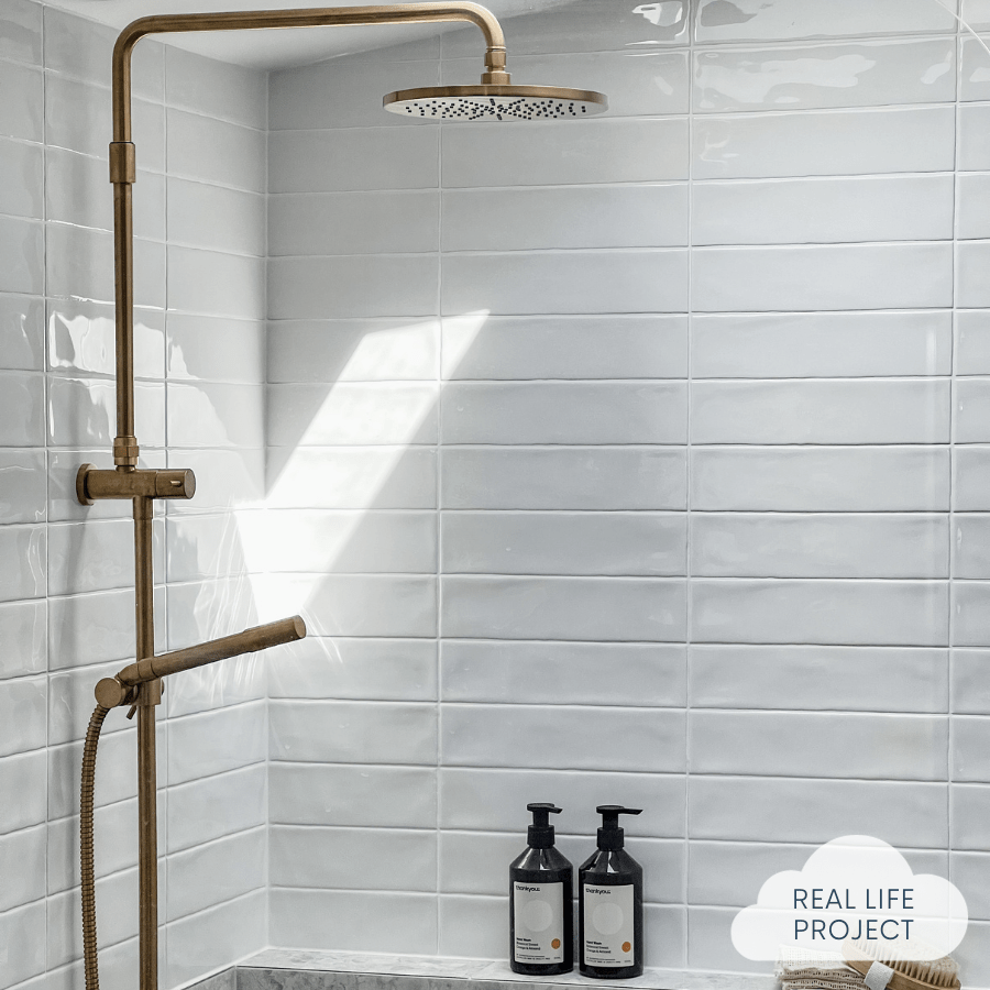 Premium Newport Gloss White Subway Tile - Classic Ceramic Wall & Backsplash Tile for Kitchen, Bathroom, and Shower Renovation