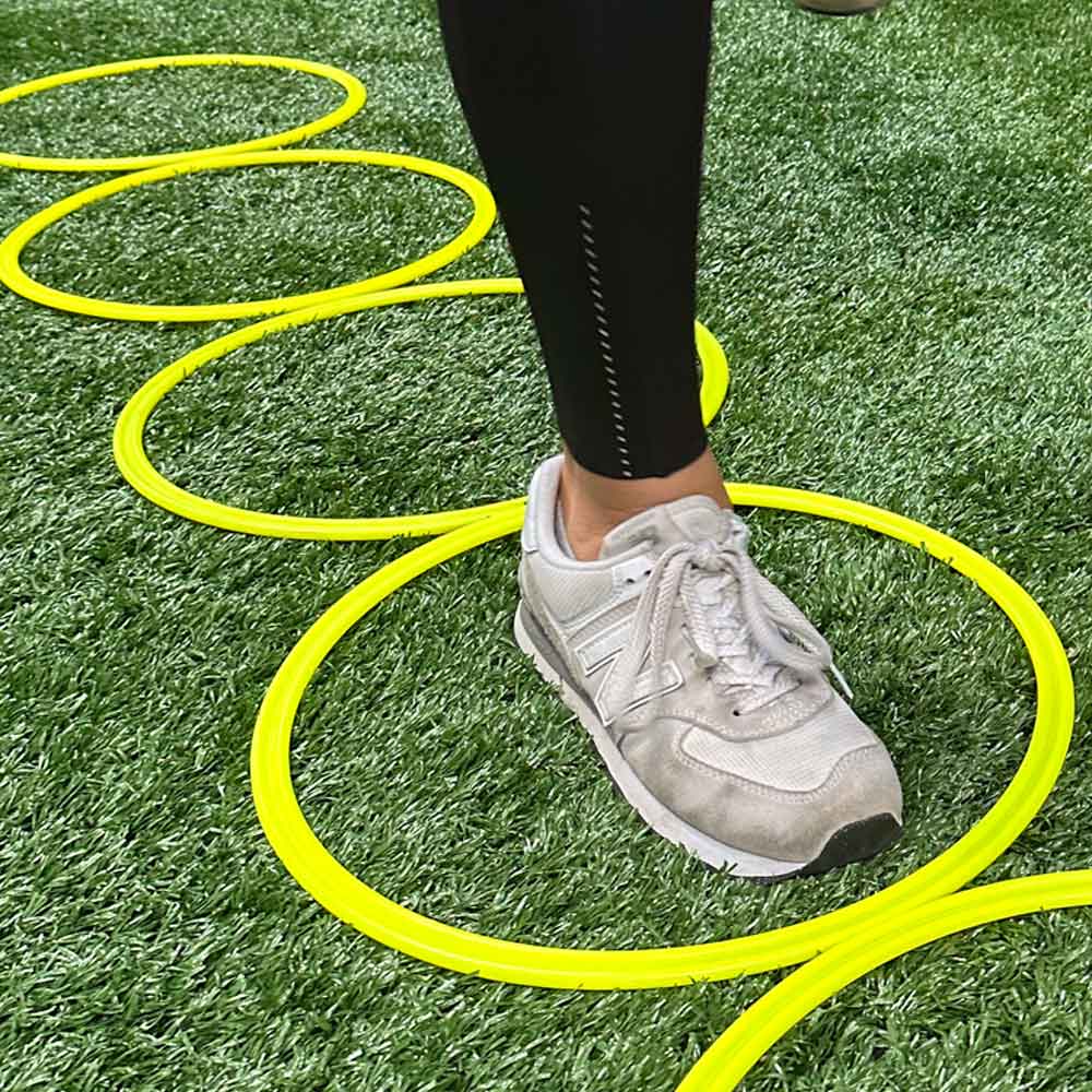 XLR8 Agility Rings - Speed Training Cones for Soccer, Football & Fitness Drills - Perfect for Athletes, Kids & Outdoor Sports Practice