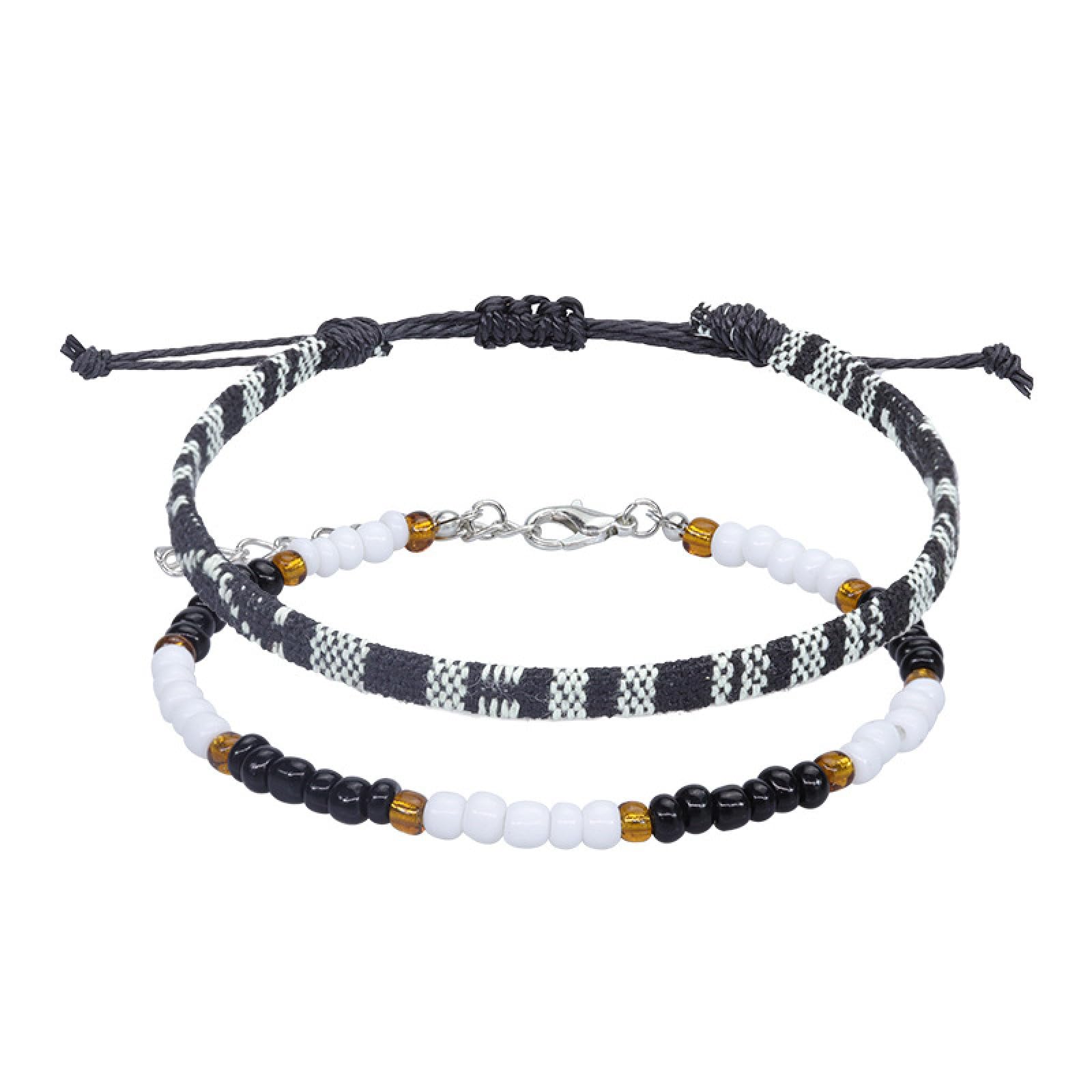 Rainbow Seed Bead Bracelet Set - Handmade Bohemian Friendship Bracelets for Women, Thin Braided Strand Jewelry for Everyday Wear, Gifts, and Boho Style Outfits