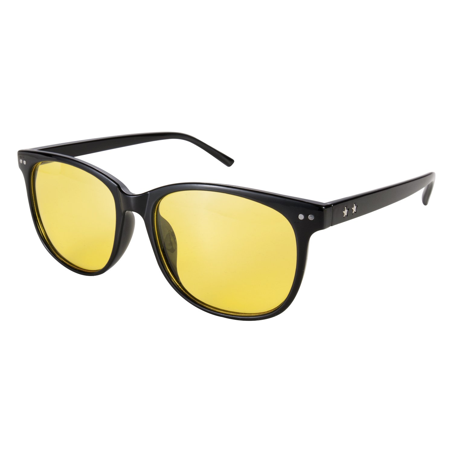 Polarized Night Vision Driving Glasses - Anti-Glare Clear Sunglasses for Men & Women - Fashionable UV Protection Eyewear for Safe Night Driving, Road Trips, and Outdoor Activities