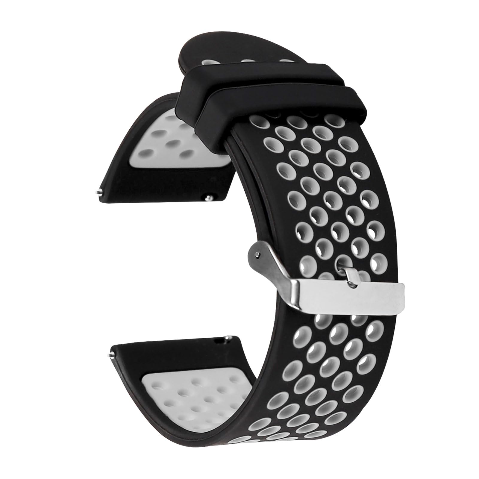Universal 18mm 20mm 22mm 24mm Silicone Watch Band Replacement - Quick Release Soft Rubber Watch Straps for Men & Women - Perfect for Sports, Fitness & Daily Wear