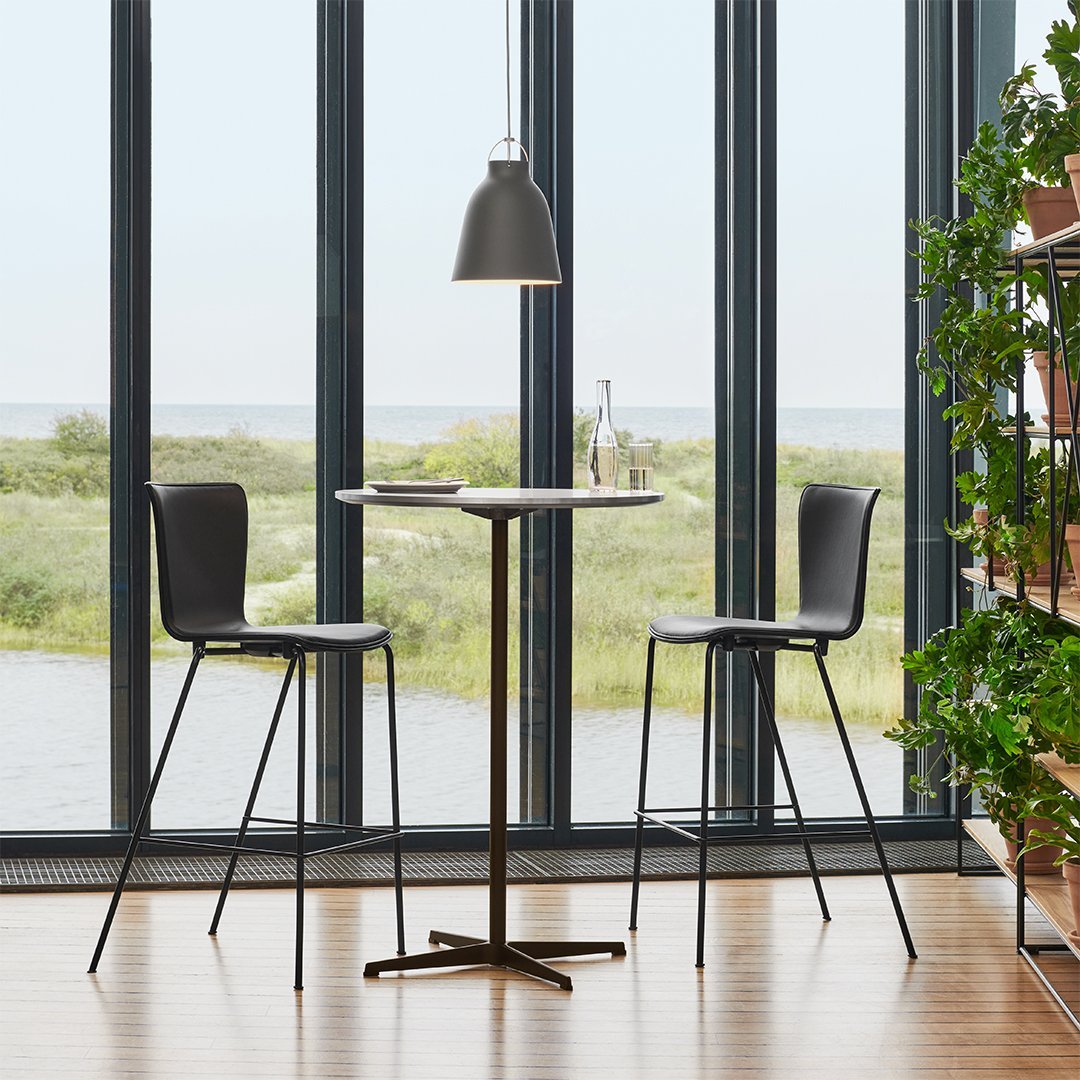 Round Bar Table - Modern & Stylish Counter Height Table for Kitchen, Dining Room, or Outdoor Patio - Perfect for Entertaining & Small Spaces