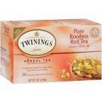 Organic Twining Tea African Red Rooibos Herbal Tea - Caffeine-Free, Antioxidant-Rich, Naturally Sweet Flavor - Perfect for Relaxation, Afternoon Tea & Wellness Rituals