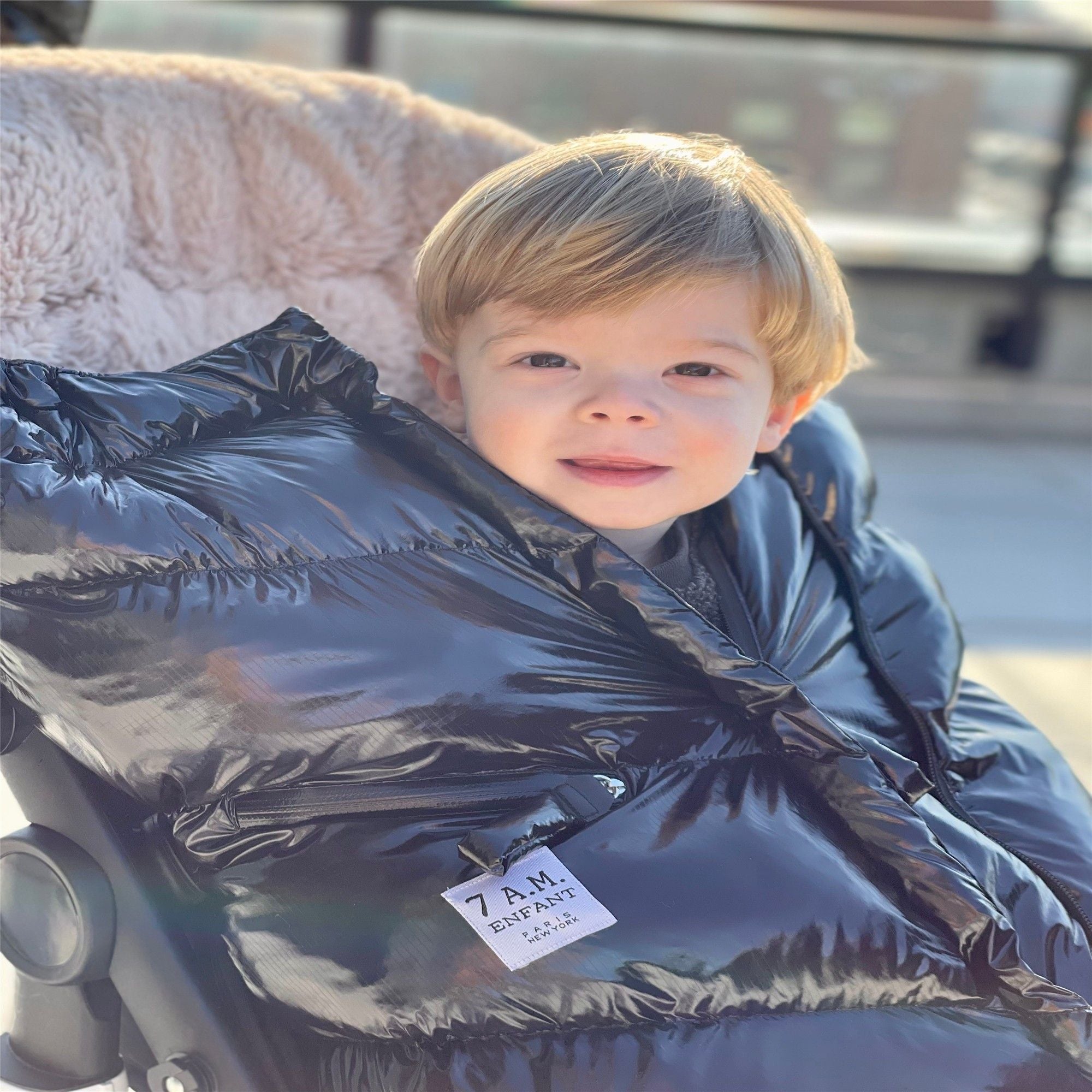 7AM Enfant Evolution 212 Polar Baby Blanket - Soft & Warm Winter Blanket for Strollers, Car Seats & Cribs - Premium Fleece for Newborns & Toddlers