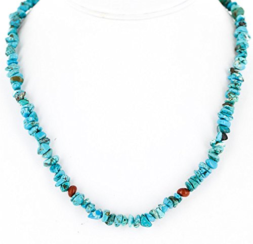 Authentic Navajo .925 Sterling Silver Turquoise Coral Native American Necklace - Handcrafted Jewelry for Women, Boho Style, Perfect for Festivals & Special Occasions