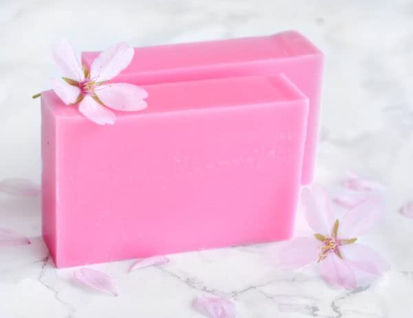 Organic Cherry Blossom Bath Soap with Shea Butter & Glycerine - 125g (Pack of 2) | Natural Skin Care for Dry & Sensitive Skin | Perfect for Relaxing Baths & Spa Days at Home
