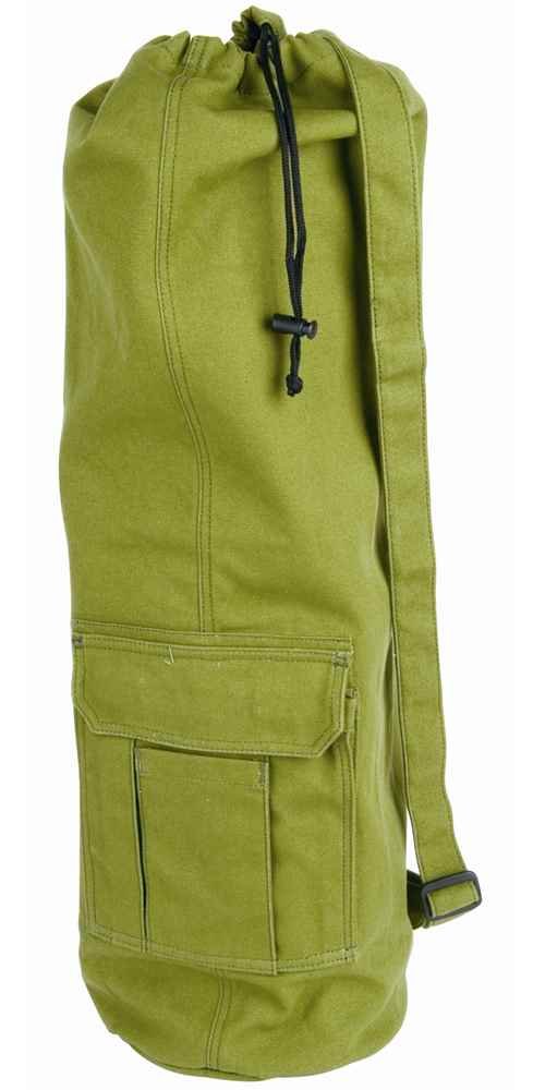 Premium Eco-Friendly Yoga Mat Bag for Women & Men - Non-Slip Gym Storage with Adjustable Strap - Ideal for Yoga, Pilates, Fitness & Travel Accessories (Forest Green)