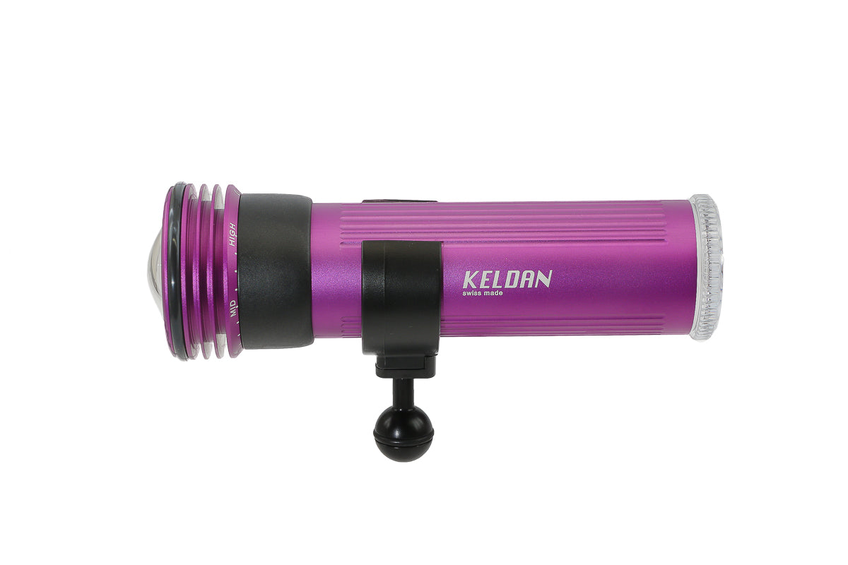 Keldan Video 8XR 20000 Lumen CRI 86 Professional Underwater Diving Light for Scuba, Filmmaking & Marine Exploration