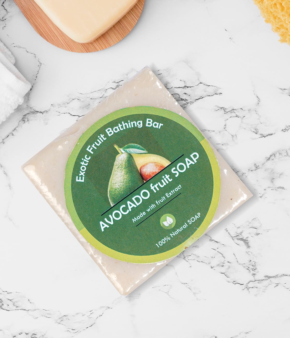 Natural Avocado Soap for Face & Body - Moisturizing & Nourishing Skincare - Perfect for Dry Skin & Daily Cleansing