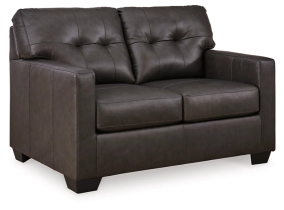 Belziani Genuine Leather Loveseat Sofa – Luxurious Two-Seater for Living Room, Lounge & Office – Perfect for Relaxing & Entertaining