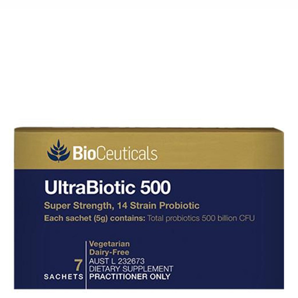 BioCeuticals UltraBiotic 500 Powder 35g - Premium Probiotic Supplement for Gut Health & Immune Support - Ideal for Travel, Daily Wellness & Digestive Balance