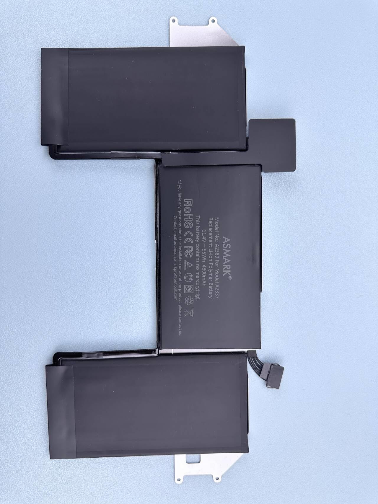Original MacBook Air A2337 Battery Replacement for 13-inch 2020 M1 A2389 Model - Long Lasting Laptop Battery with Fast Charging - Perfect for Work, Travel & Remote Learning