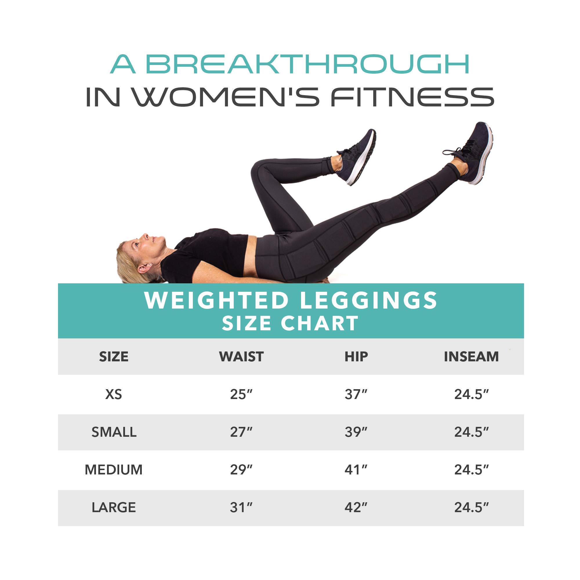 Best High-Waisted Weighted Workout Leggings for Women with 3 lbs Removable Weights - Perfect for Gym, Yoga & Strength Training