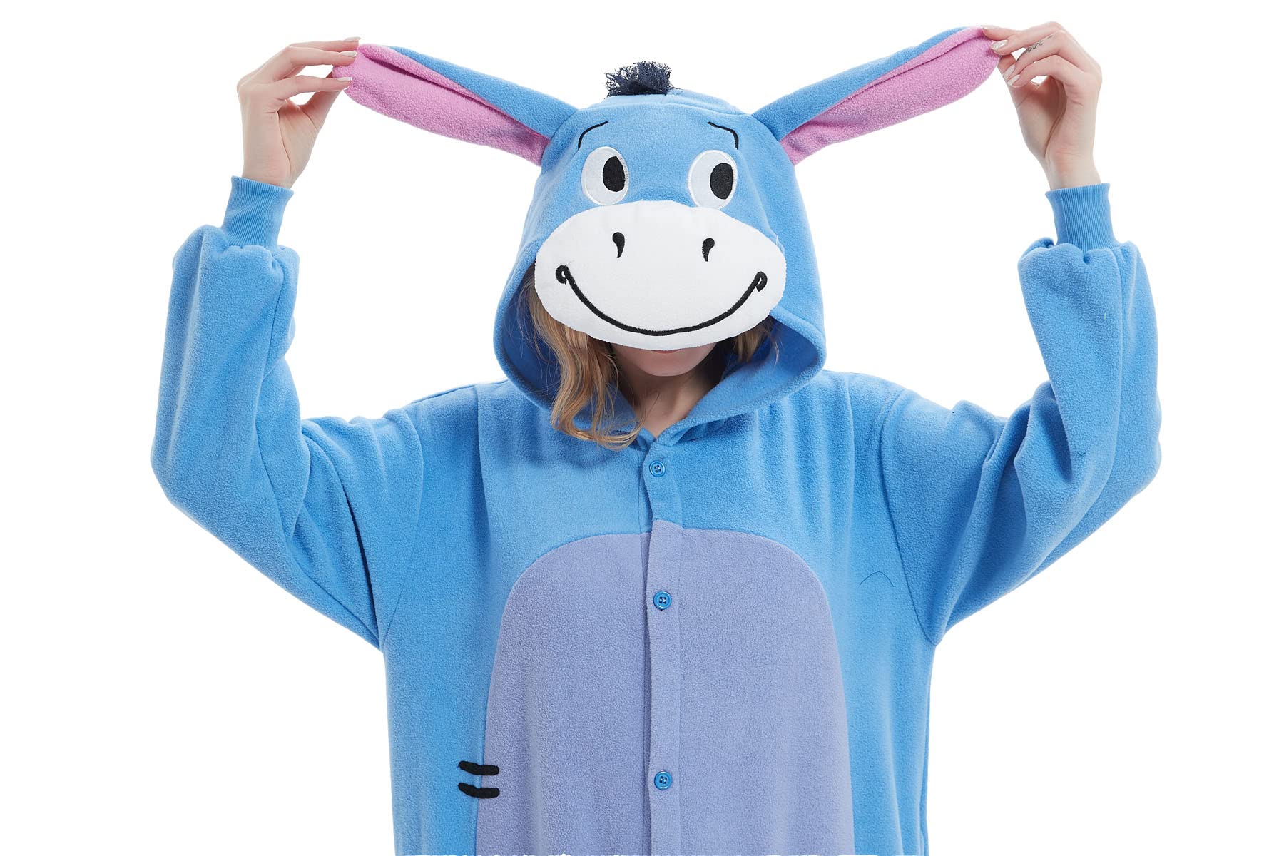 Animal Onesie Pajamas for Adults - Soft & Cozy One-Piece Cosplay Costume for Women & Men - Perfect for Halloween, Christmas, Sleepwear & Loungewear