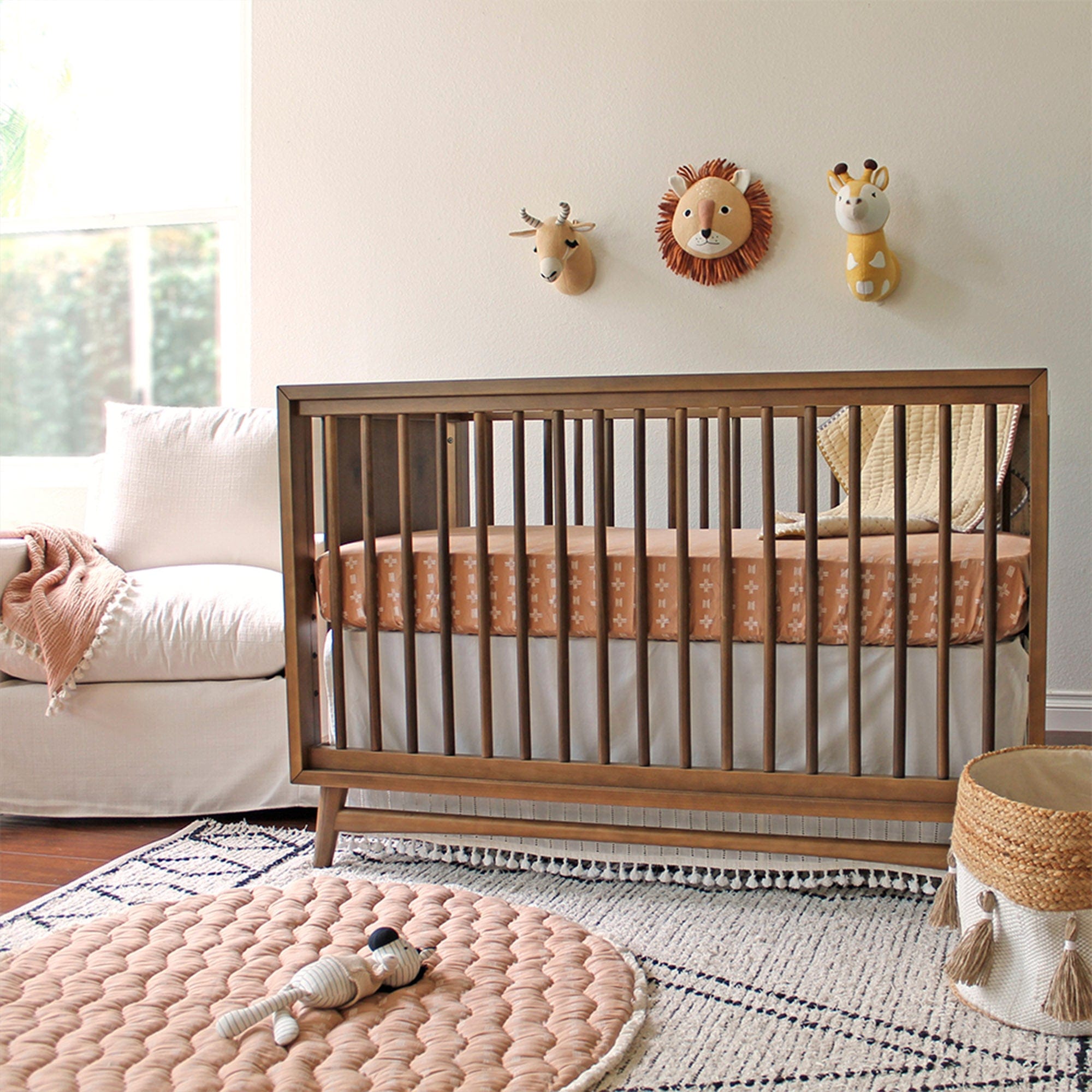 Soft Organic Cotton Fitted Crib Sheet for Baby Crib - Breathable & Hypoallergenic Nursery Bedding - Perfect for Newborns, Infants & Toddlers - Ideal for Daycare, Nursery or Home Use