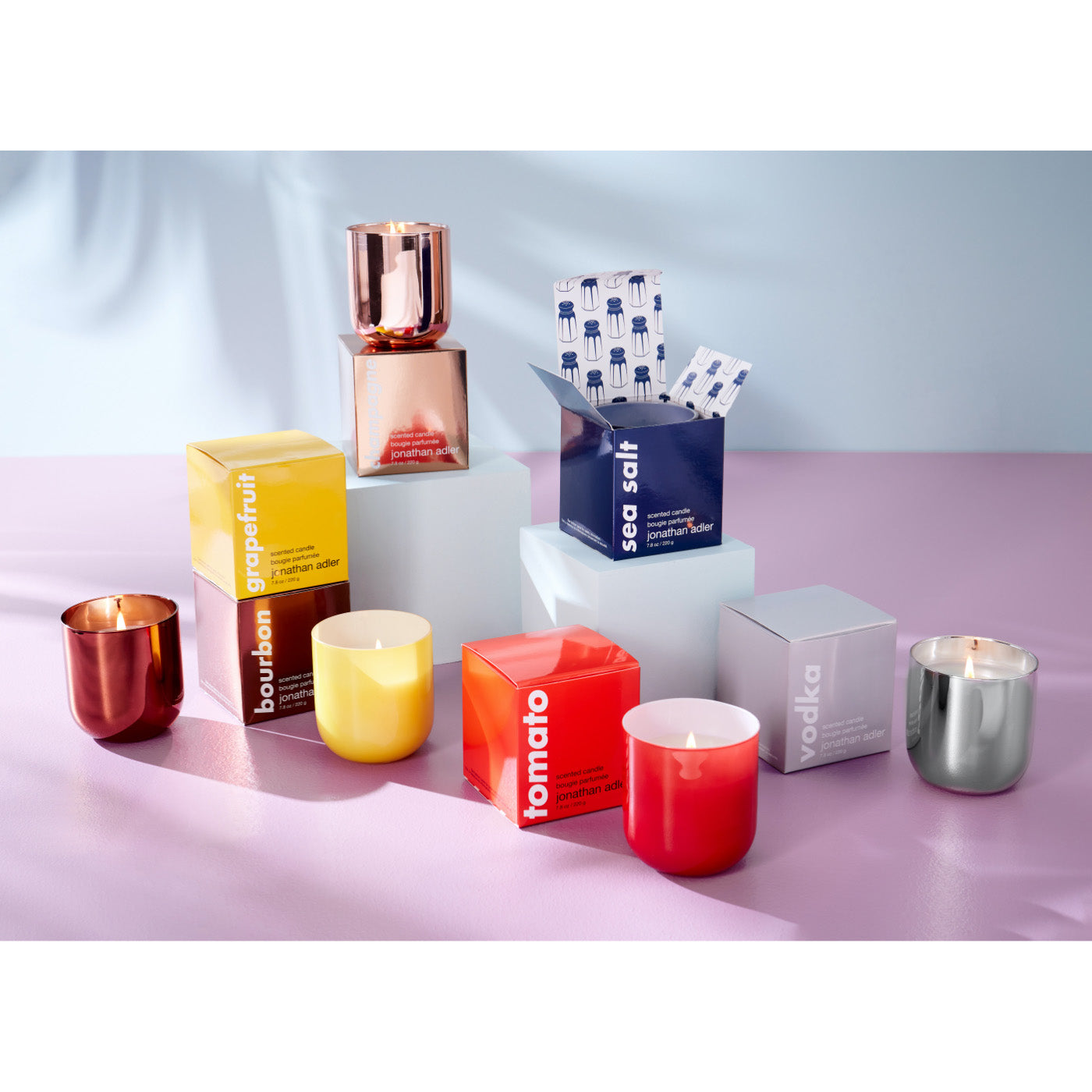 Refreshing Grapefruit Scented Candle - Natural Soy Wax Aromatherapy Candle for Home, Office & Relaxation - Perfect for Stress Relief & Mood Boosting