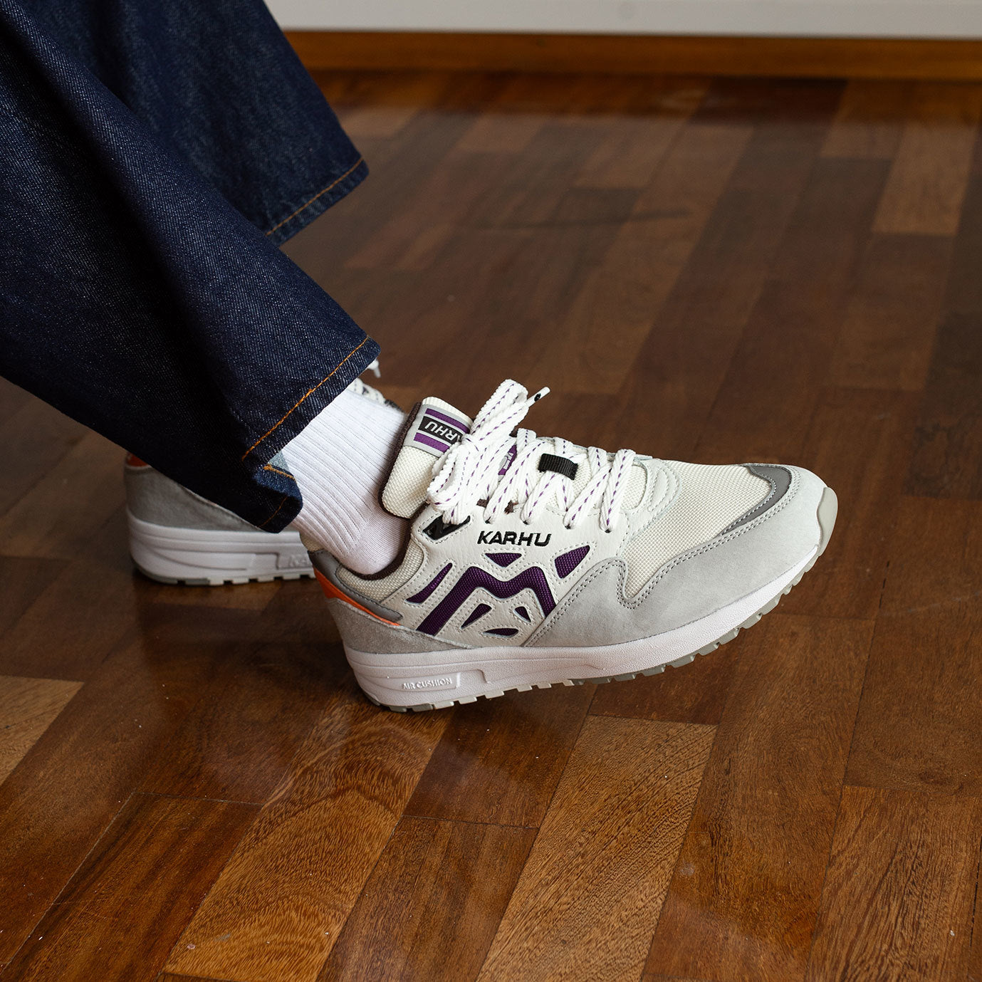 LEGACY 96 Sneakers in Dawn Blue & Imperial Purple - Stylish Comfortable Running Shoes for Men & Women | Perfect for Jogging, Gym Workouts & Casual Wear