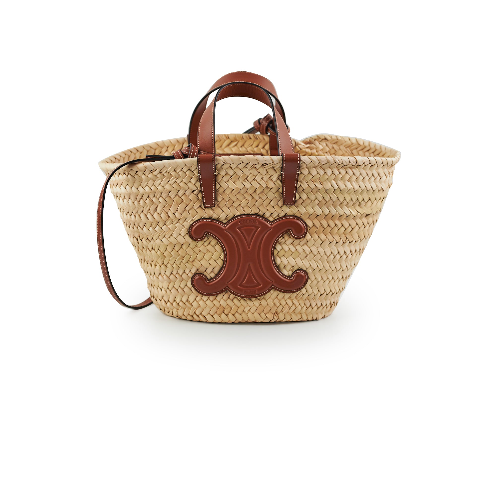 Celine Raffia Basket Bag - Stylish Woven Straw Handbag for Women | Perfect for Beach, Summer Outfits & Casual Wear