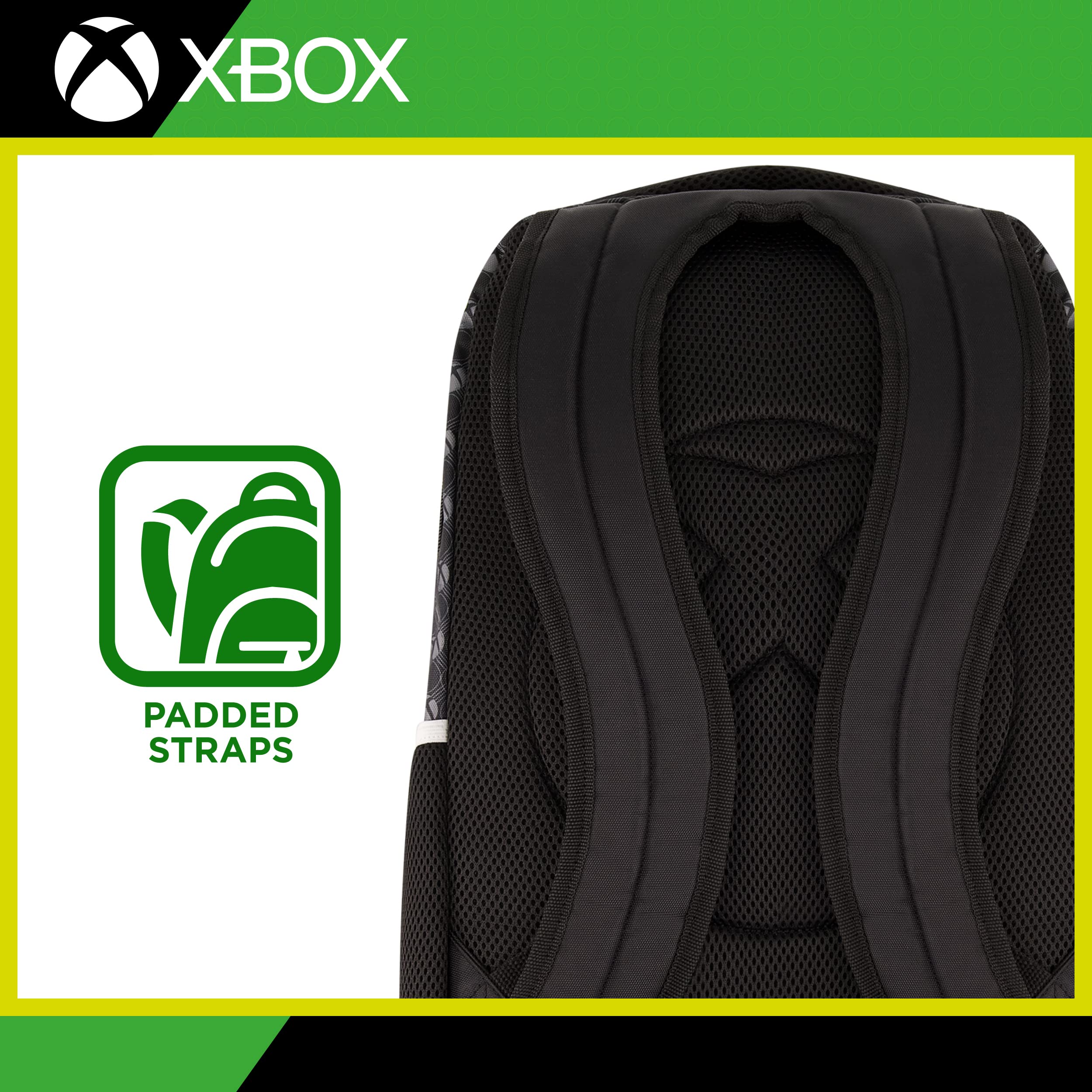 Concept One Microsoft Xbox 13 Inch Laptop Backpack - Padded Protective Sleeve for Commuters & Travelers - Durable Computer Bag for Work, School & Gaming (Black)
