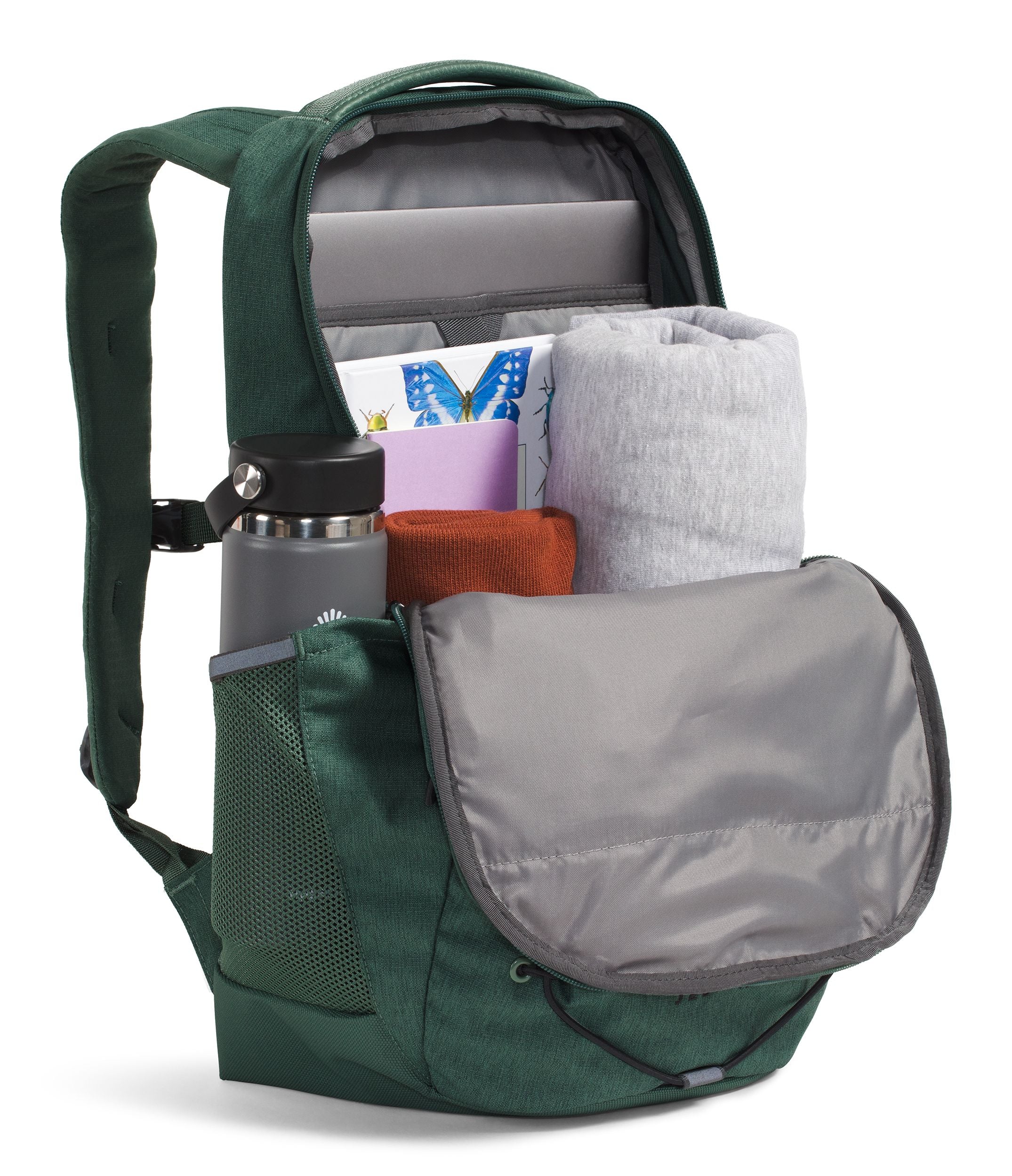 The North Face Jester Backpack - Durable School & Travel Backpack for Men & Women - Water-Resistant Laptop Backpack with USB Port - Perfect for College, Hiking & Commuting