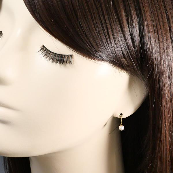 18K Yellow Gold Pearl Earrings for Women - Classic Elegant Jewelry Gift for Wedding, Anniversary & Special Occasions