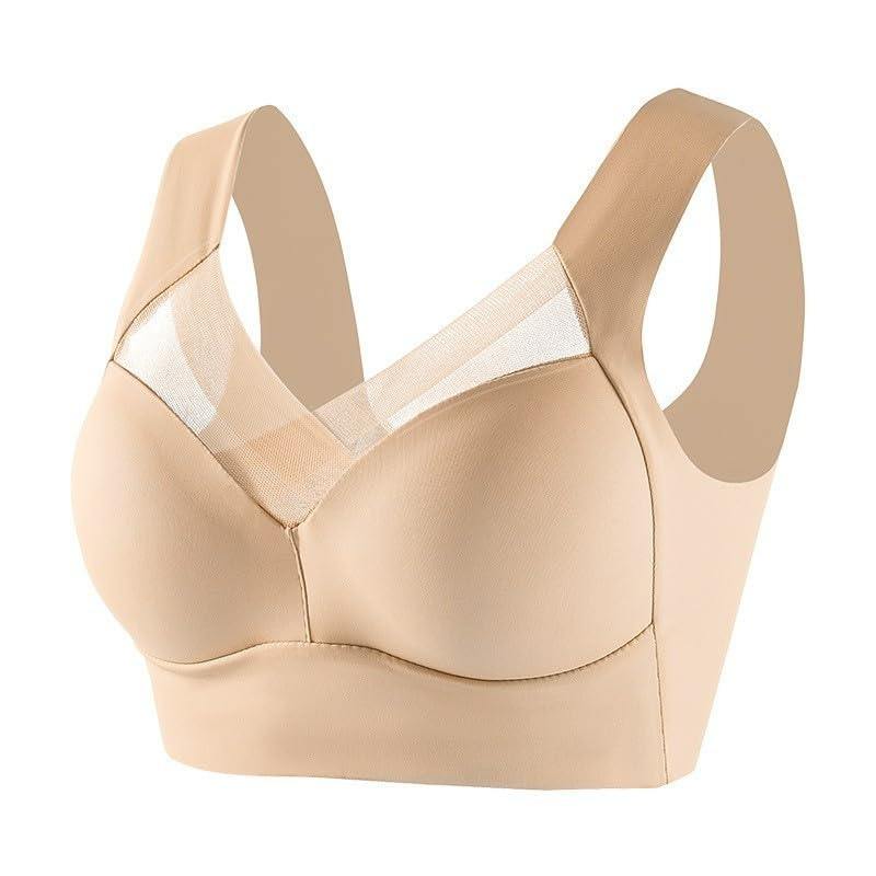 Women's Seamless Stretchy Yoga Sports Bra - Breathable Wire-Free Padded Workout Bra for Running, Gym & Activewear | High Support Comfortable Air Bra for Fitness, Yoga & Daily Wear