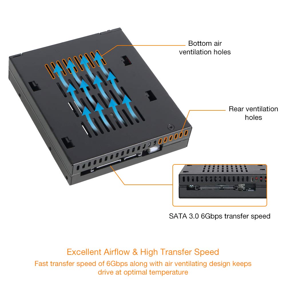 ICY DOCK MB521SP-B Trayless 2.5
